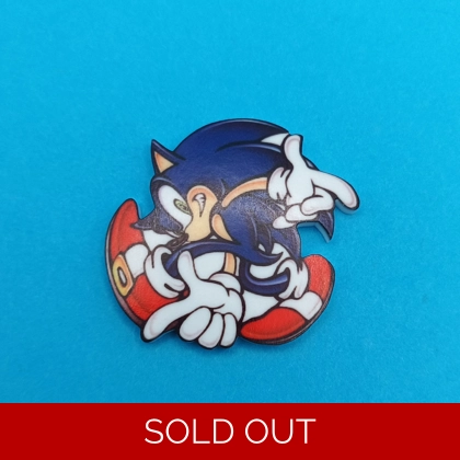 Sonic the Hedgehog - Sonic pin badge - Sonic Adventure